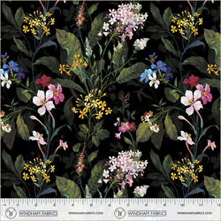Moody Blooms in Black
