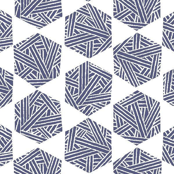 Hexie Bramble in Indigo