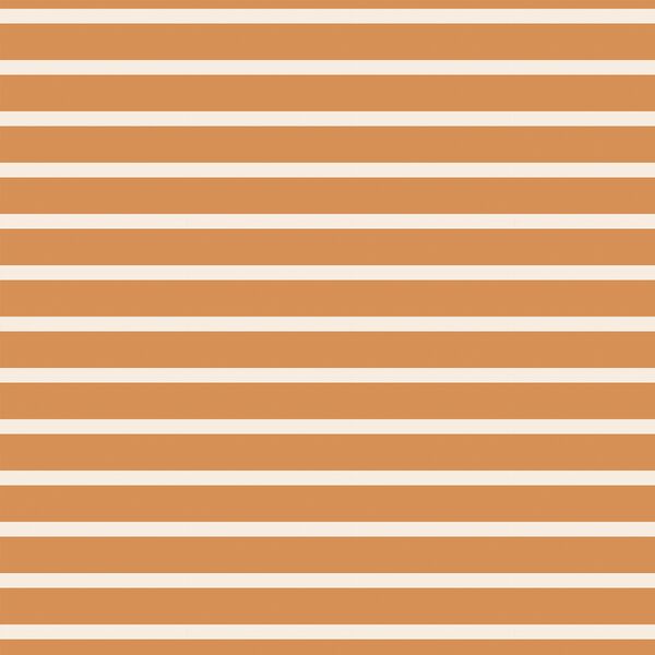 Stripe in Warm Orange