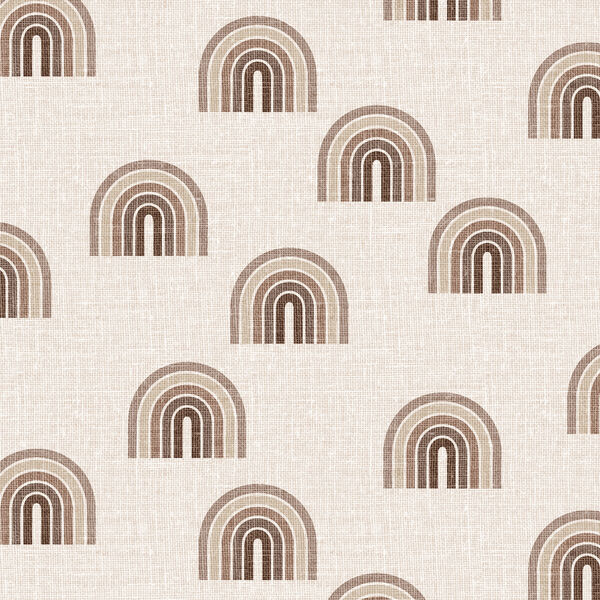 Retro Rainbows in Mocha