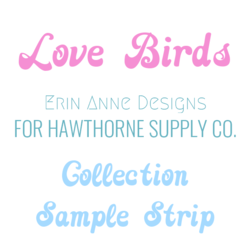 Love Birds Sample Strip