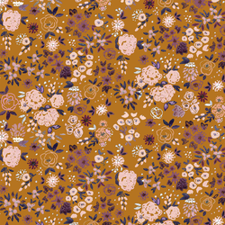 Ink Floral in Marigold