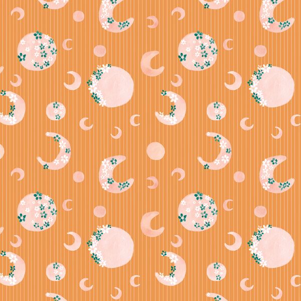 Floral Moon in Sunflare
