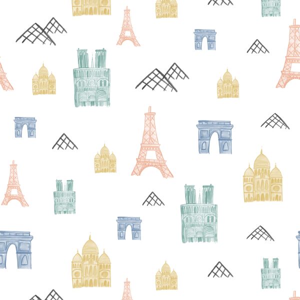 Map of Paris in Seine