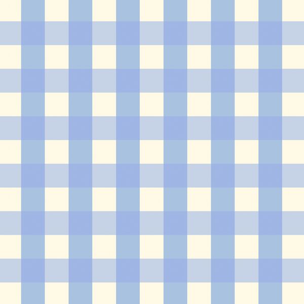 Spring Gingham in Blue Skies