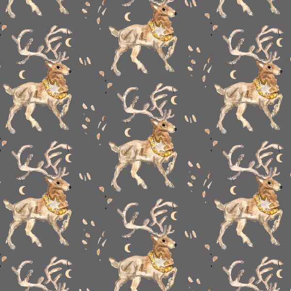 Reindeer in Evening Dusk