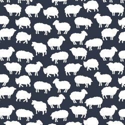 Sheep Silhouette in Eclipse
