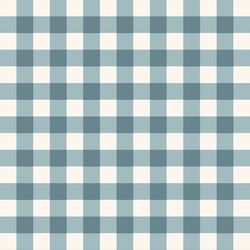 Gingham in Winter Blue