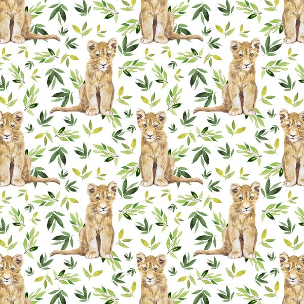 Little Spring Cub in Greenery