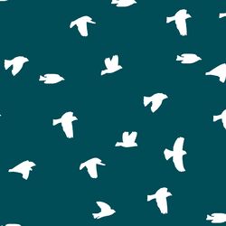 Flock Silhouette in Juniper