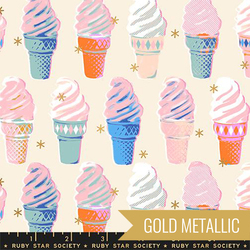 Ice Cream in Natural Metallic