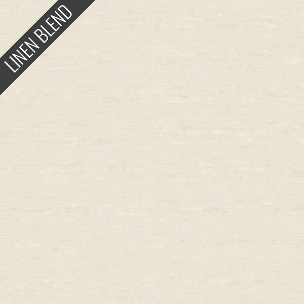 Solid Linen Blend in Bone