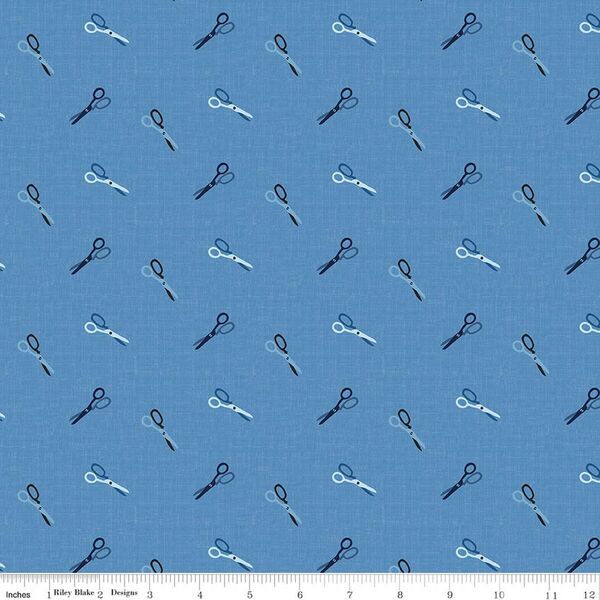 Scissors in Blue