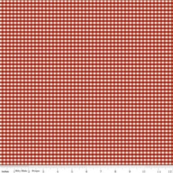 1/8" Gingham in Barn Red