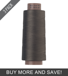 Brown Bear (9140-1183) - Silk Finish Cotton 40wt - 1600 Yards (3 Pack)