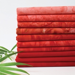 Lava Batik Solid Fat Quarter Bundle in Loveable