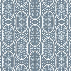 Spring Medallion in Tile Blue