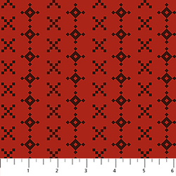 Treasure Map in Crimson