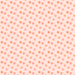 Painted Dots in Apricot