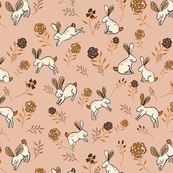 Hopping Bunny in Pink