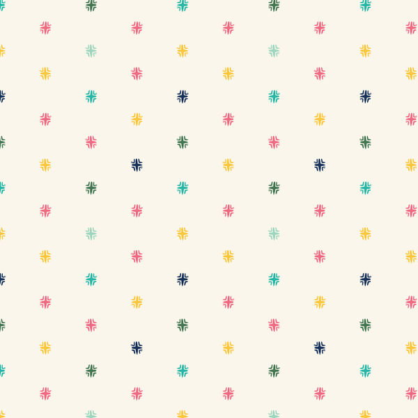 Fiesta Dot in Ivory Multi