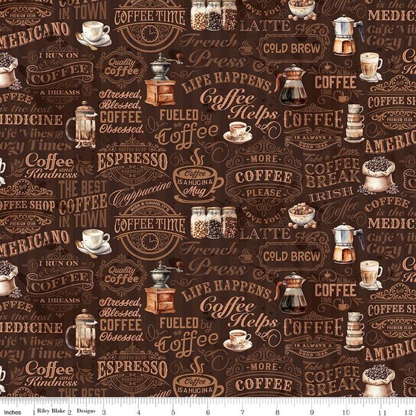 Text in Brown