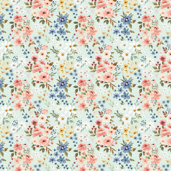 Little Blooming Travels in Airy Blue