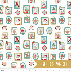 Wallpaper in White Sparkle