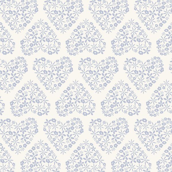 Hearts of Flower in Cloud on Pearl