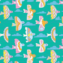 Sky Parade in Turquoise