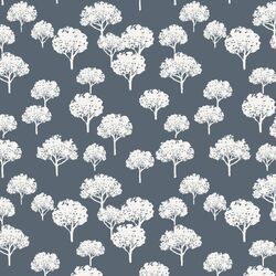 Just Trees in Midnight Blue