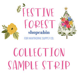 Festive Forest Sample Strip