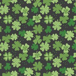 Shamrocks in Ebony