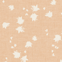 Large Scattered Floral in Coral