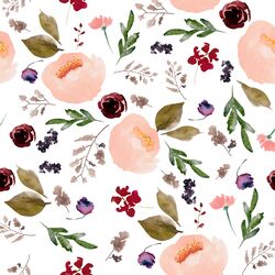 Trail Florals in White