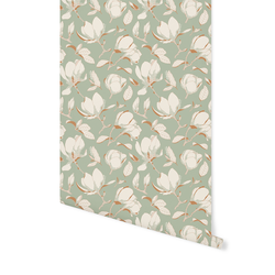 Magnolia Bloom in Sage Green