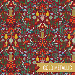 Partridge in Berry Metallic