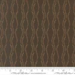 Vine Stripe in Dark Moss