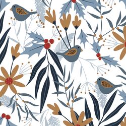 Holiday Forest in White