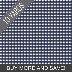 1/8" Gingham in Navy - 10 Yard Bolt
