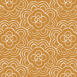 Flower Deco Tile in Sunshine
