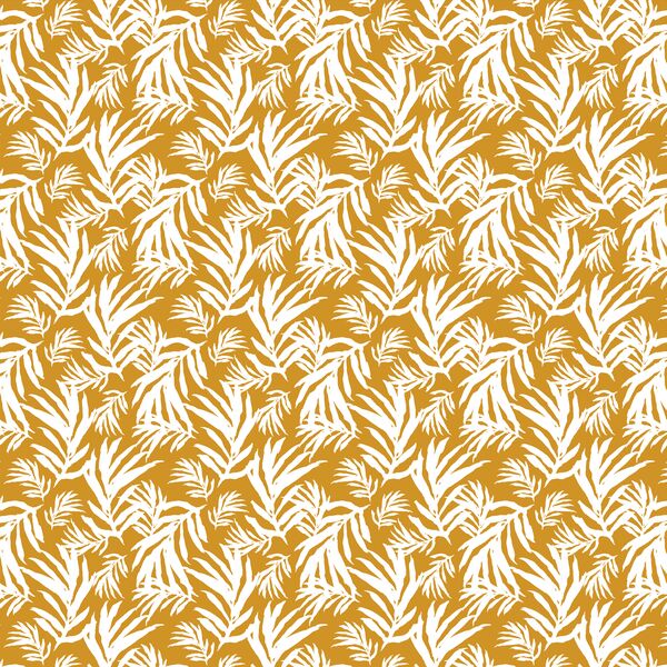Palm Fronds in Golden Sun