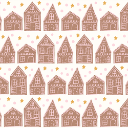 Gingerbread Village in Candy Cane