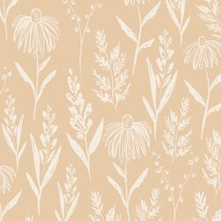 Big Perennials in Cream on Blush