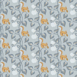 Acorn Gathering in Blue Gray