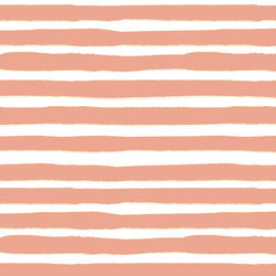 Large Painted Stripe in Deep Blush