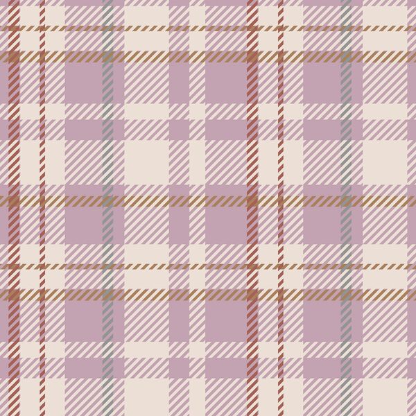 Haunted Tartan in Mysterious Purple