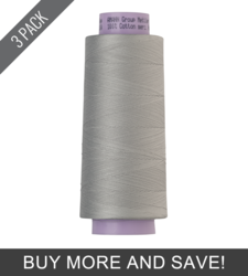 Stainless Steel (9150-13966) - Silk Finish Cotton 50wt - 2000 Yards (3 Pack)