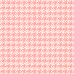 Painted Houndstooth in Peaceful Peach