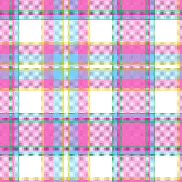 Sunny Tulips Plaid in Garden